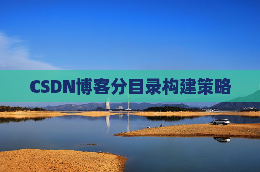 CSDN博客分目录构建策略